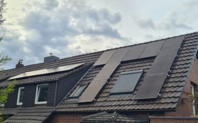 Photovoltaikanlage optimal auf Dachflächen ausgerichtet