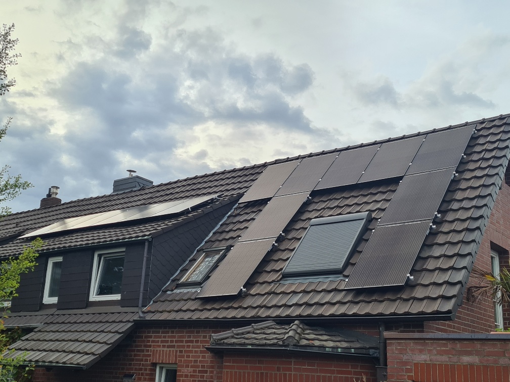 Photovoltaikanlage auf Dachfläche